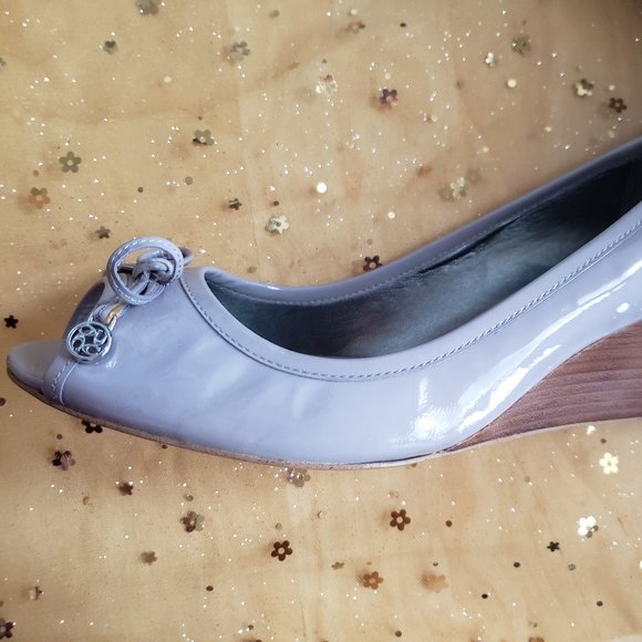 Coach Paola Ash Wedge Heels 9.5B - Picture 5 of 7